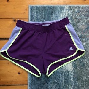 Adidas purple shorts
